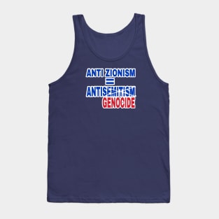 AntiZionism ≠ AntiSemitism = Anti-Genocide - Front Tank Top